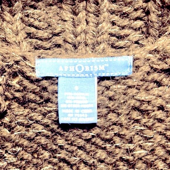 Aphorism Anthropologie Gray Metallic Shrug Sweater - Picture 4 of 4